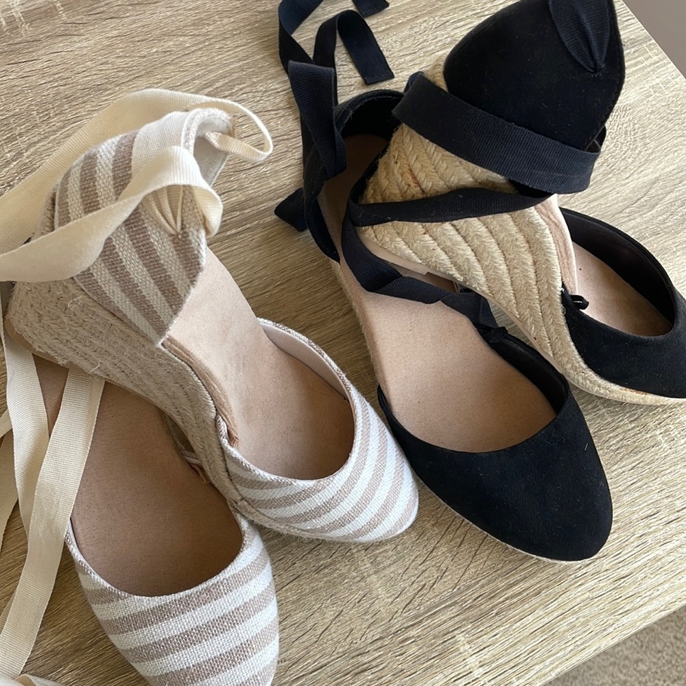 Espadrille Wedges Size 6